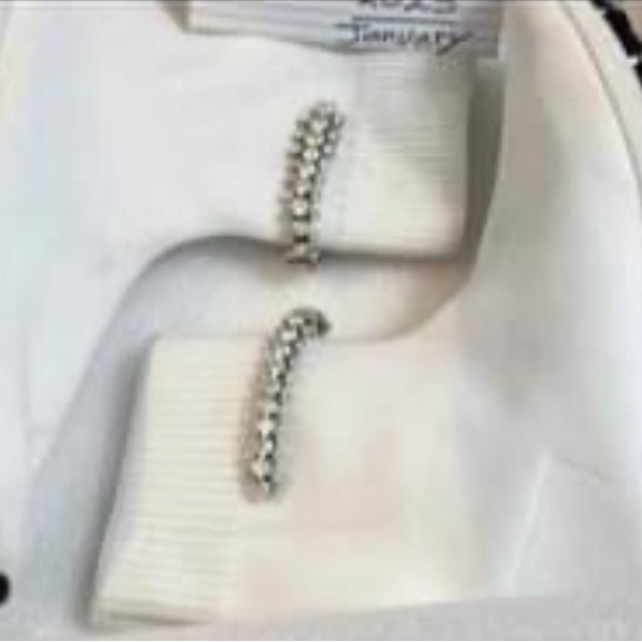 New Jimmy Choo pull in sock booties size 39 (US 8.5)stain repell - Picture 1 of 5